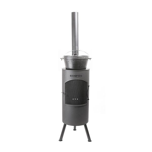 BonFeu Bontino LP Black Fireplace