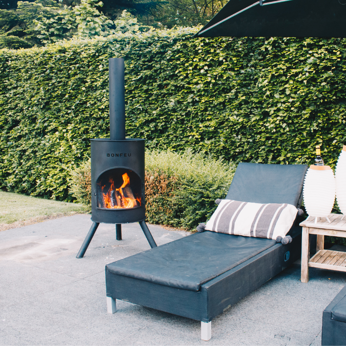 BonFeu BonTon 40 Black Fireplace