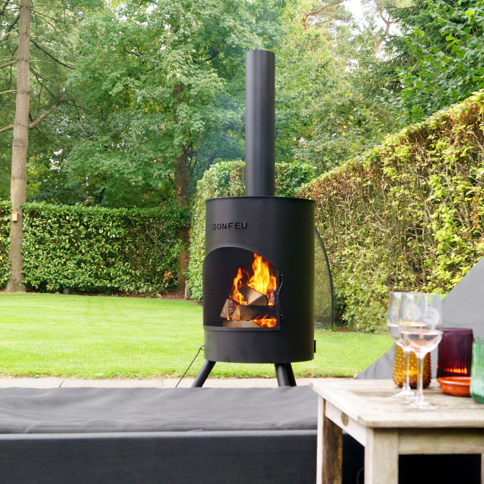 BonFeu BonTon 50 Black Fireplace