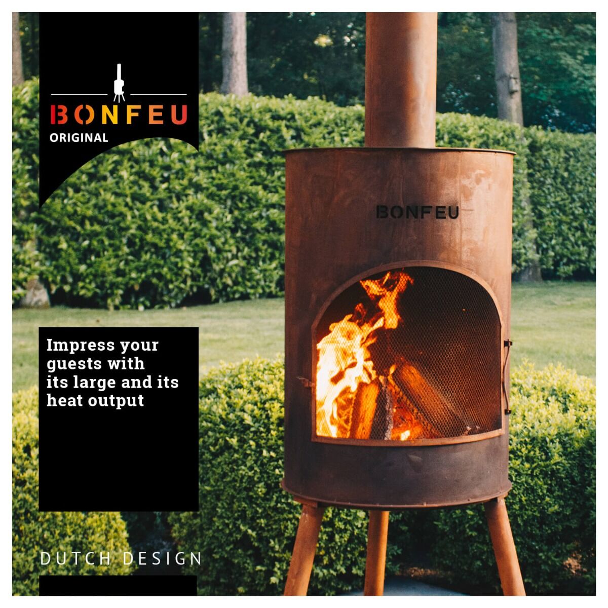 BonFeu BonTon 50 Corten Fireplace