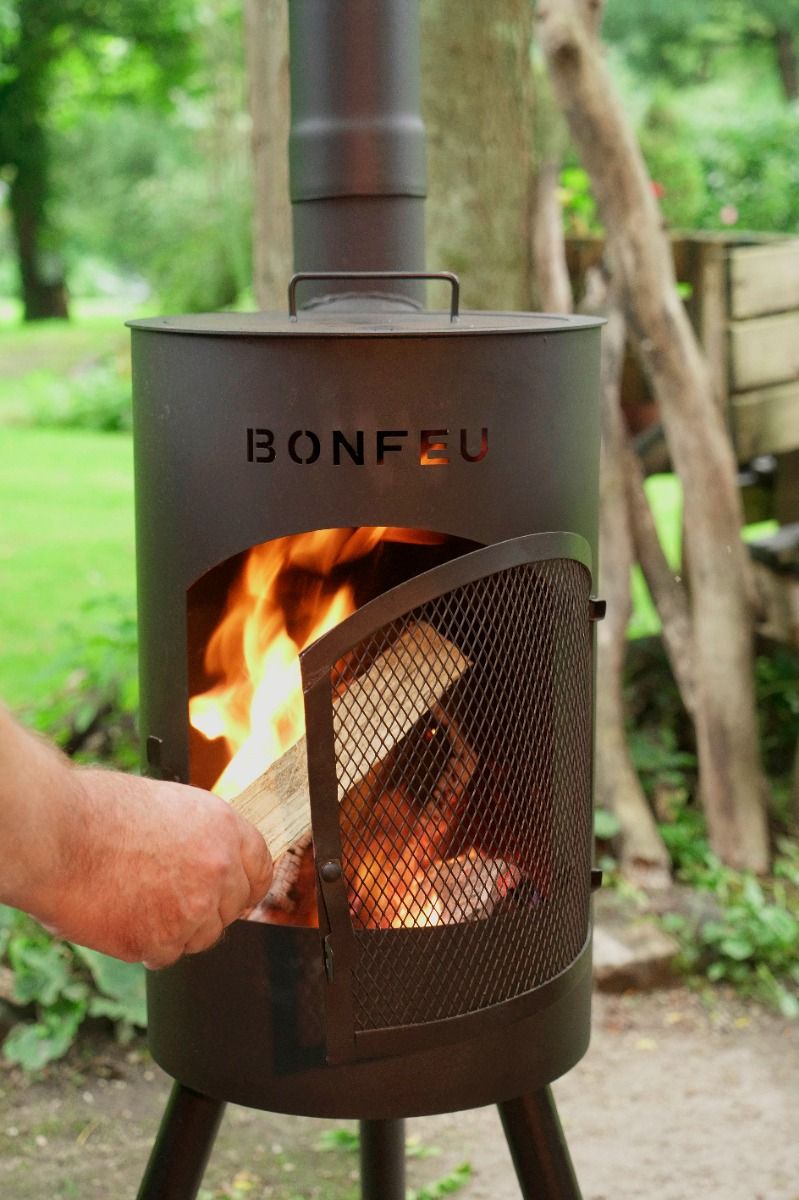 BonFeu BonGiano SP Black Fireplace