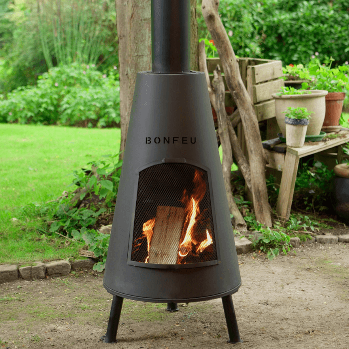 BonFeu BonPyra Black Fireplace