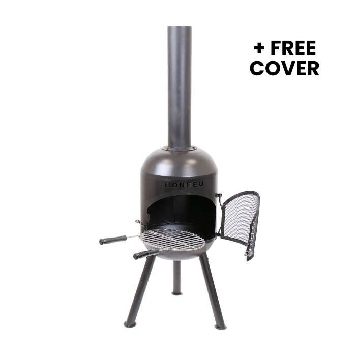 BonFeu BonSolo Black Fireplace