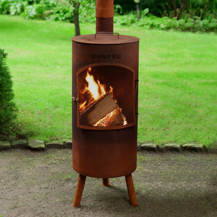 BonFeu BonTino LP Corten Fireplace