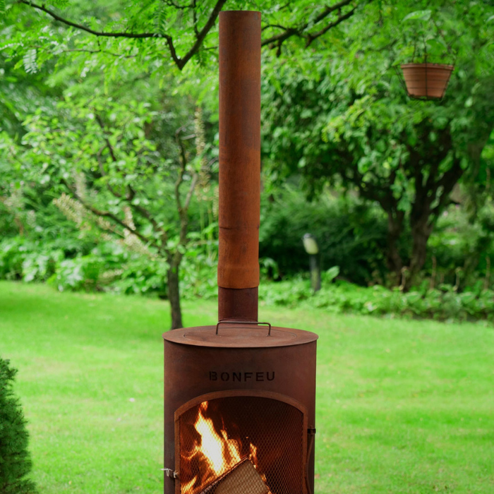 BonFeu BonTino LP Corten Fireplace