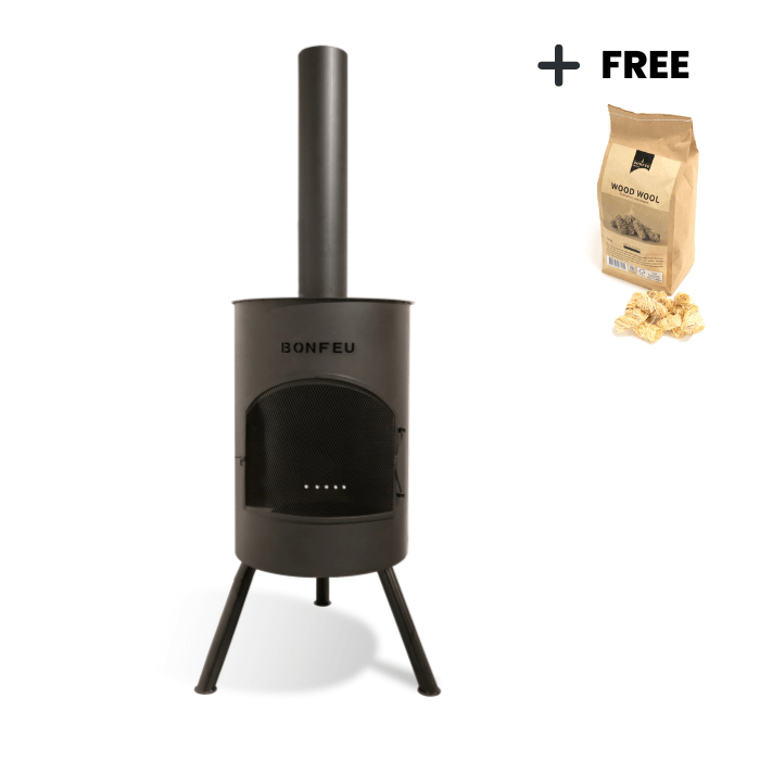 BonFeu BonTon 50 Black Fireplace