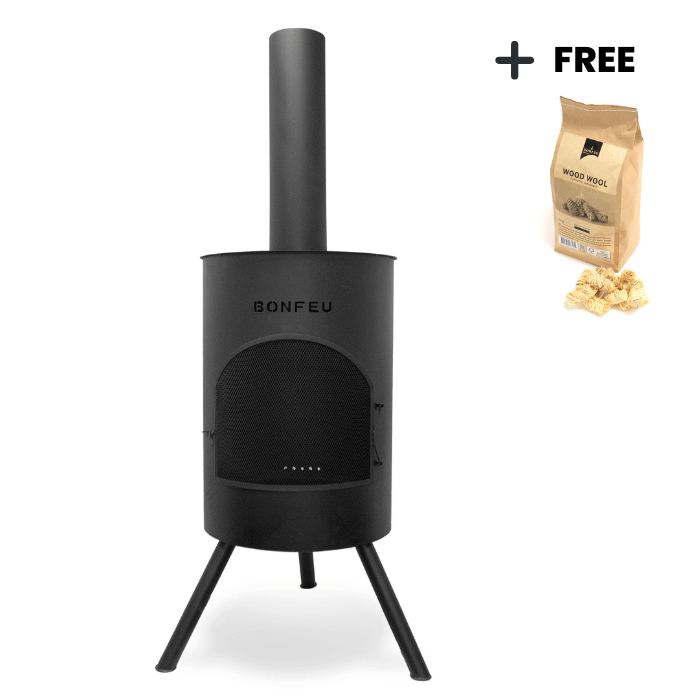 BonFeu BonTon 60 Black Fireplace