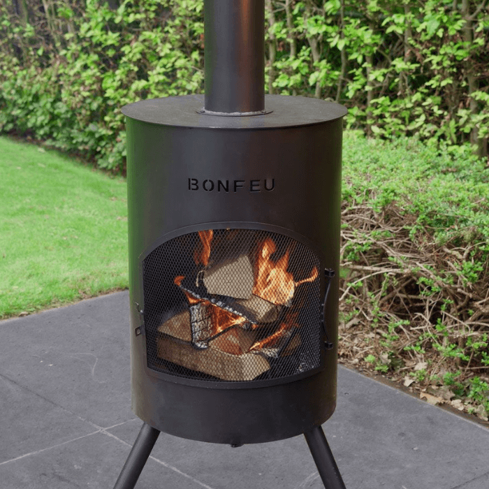 BonFeu BonTon 40 Black Fireplace