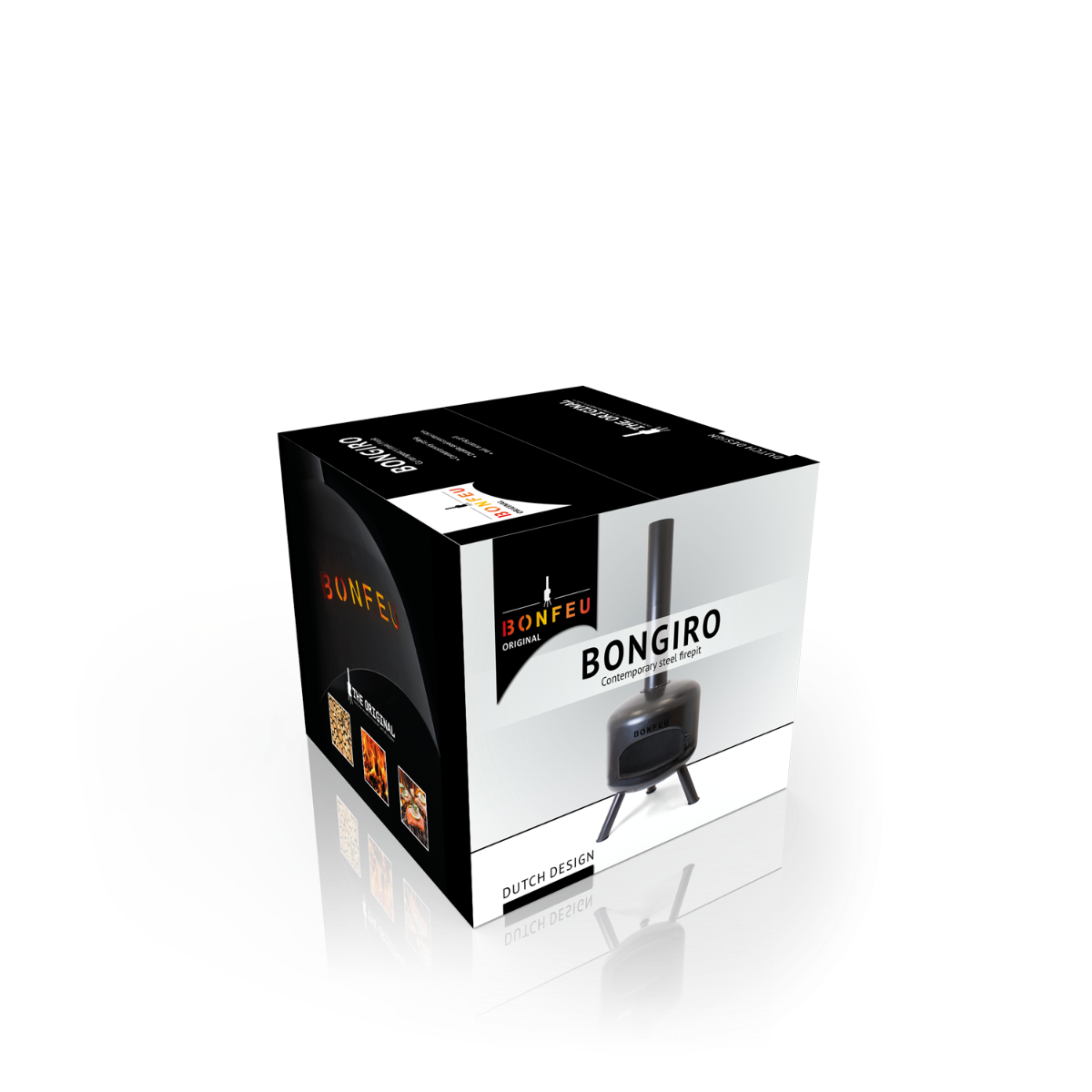 BonFeu BonGiro Black Fireplace
