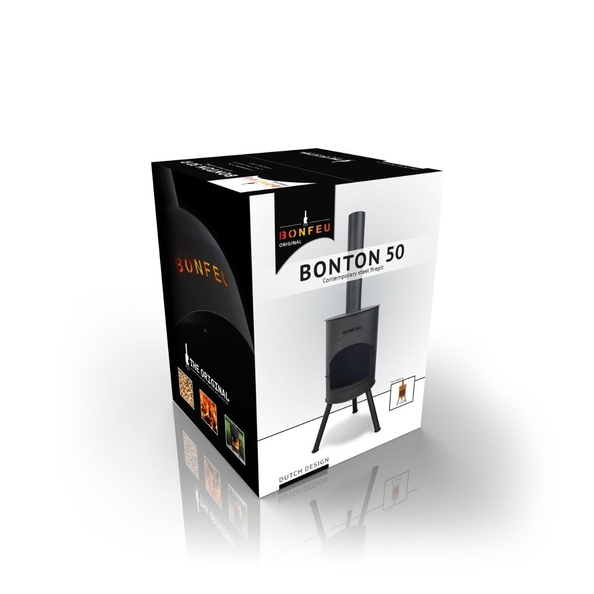 BonFeu BonTon 50 Black Fireplace