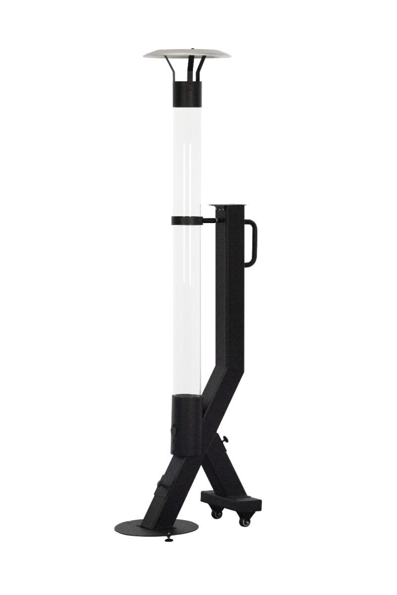 Green Flame Rocket Heater Pellet Fireplace