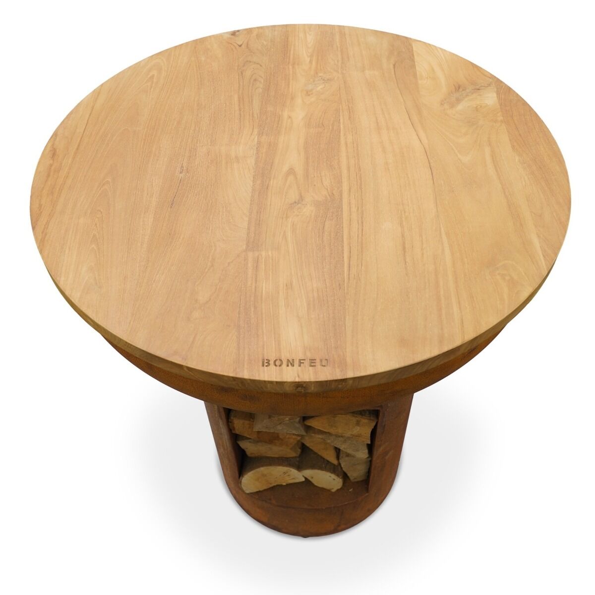BonFeu BonTeak tabletop for BonBiza