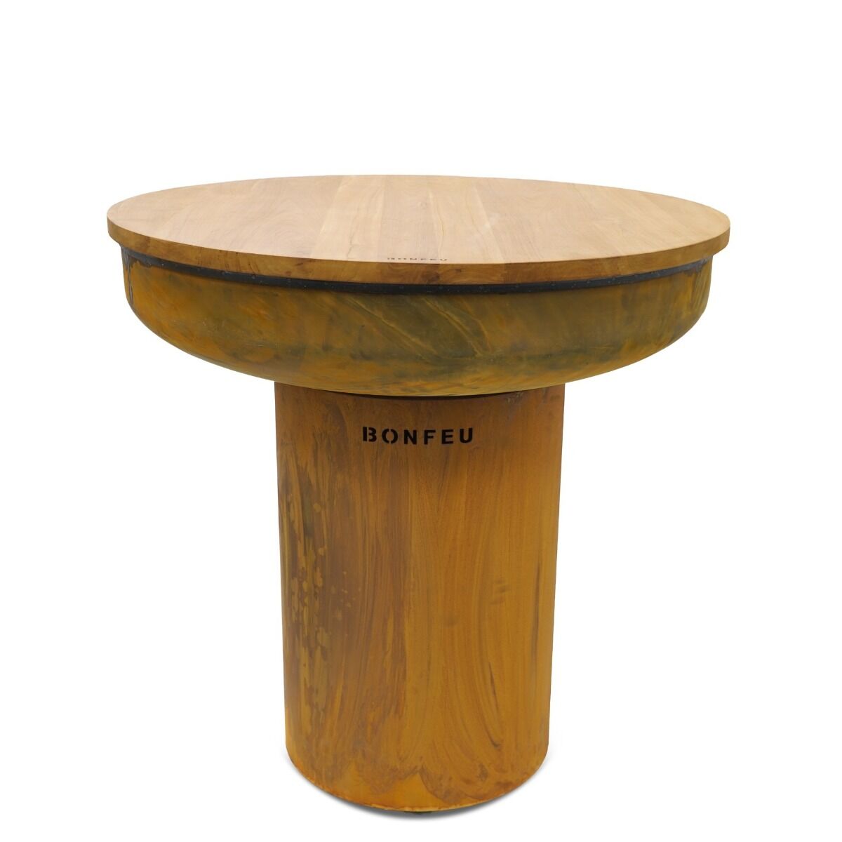 BonFeu BonTeak tabletop for BonBiza XL