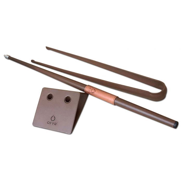 OFYR Buffadoo set (blowpipe + wood tong/pole)