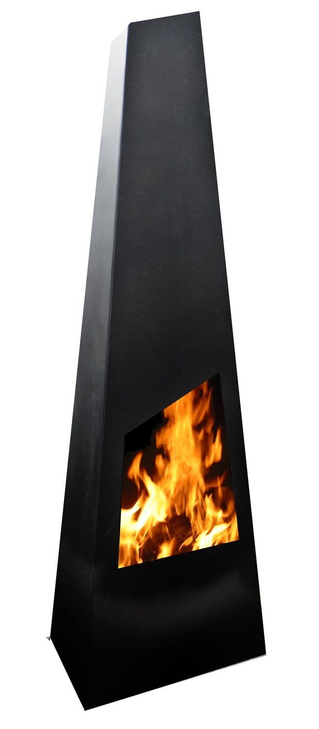 GardenMaxX Chingo XL Black Fireplace