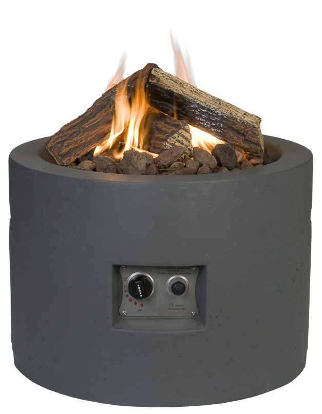 Happy Cocooning Firetable Round Anthracite
