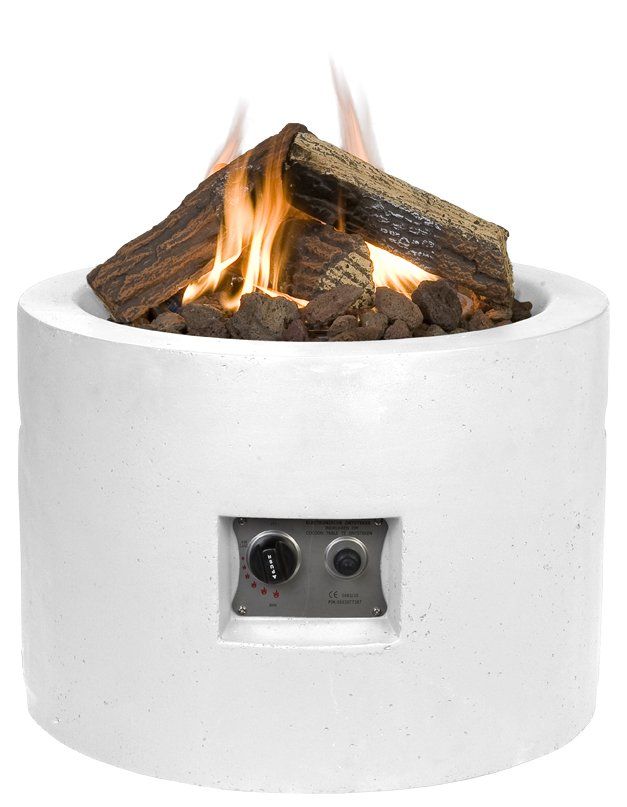 Happy Cocooning Firetable Round White