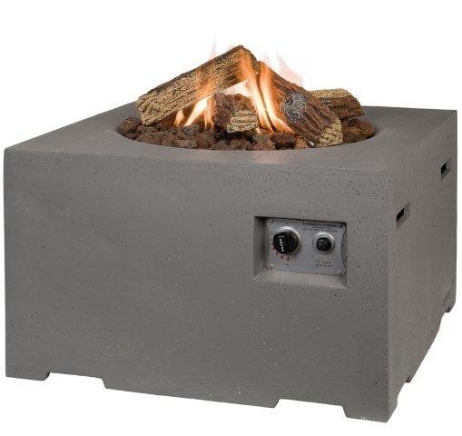 Happy Cocooning Firetable Square Taupe