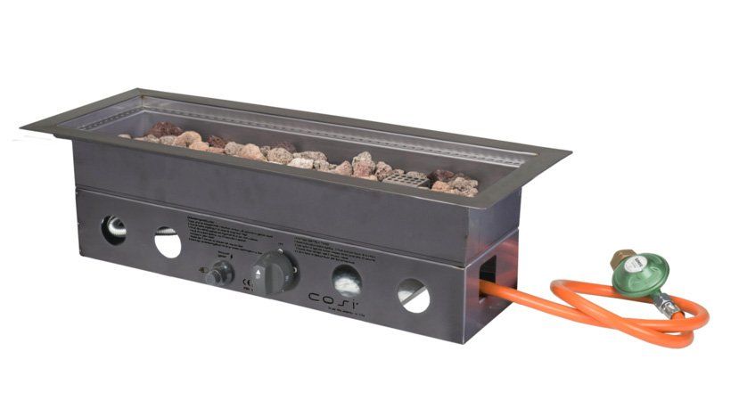 Cosi Fires built-in-burner Straight