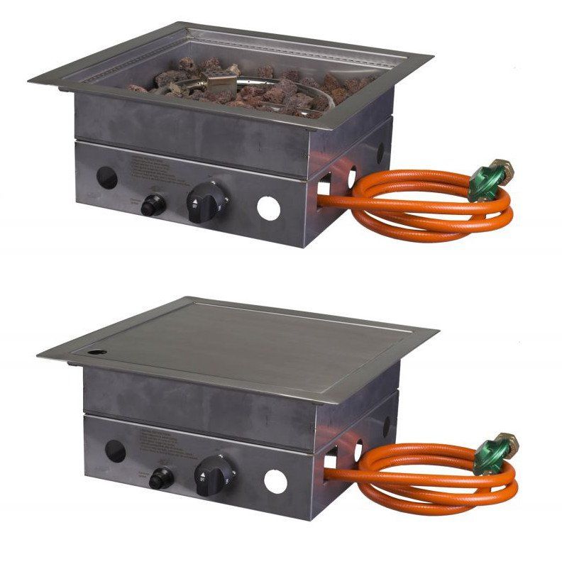 Cosi Fires built-in burner Square