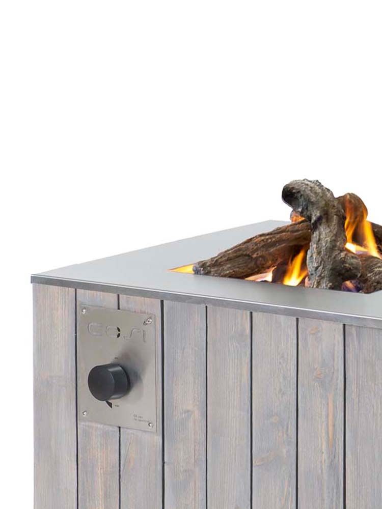 Cosi Fire Table Cosicube 70 Grey Wash