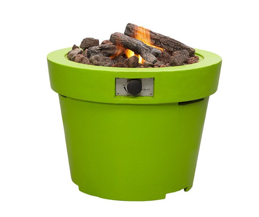Cosi fires gas fireplace Cosidrum 56 (lime green)