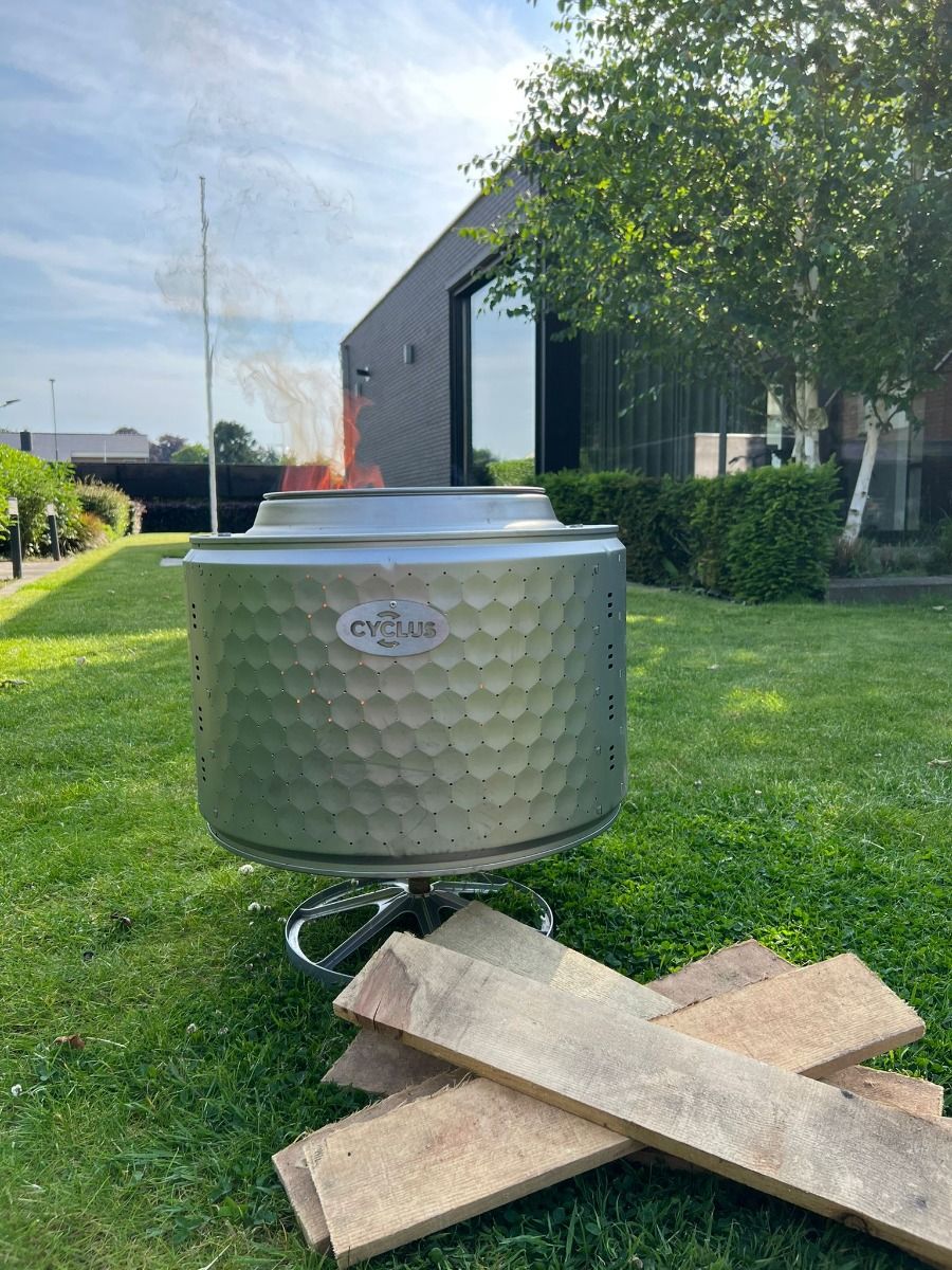 Cyclus Ecodrum Circular Firepit Stainless Steel