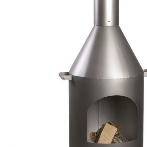 GardenMaxX Cotopaxi Inox Fireplace