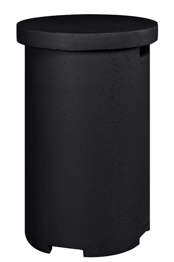 Happy C. Side Table LPG Tank Round Black