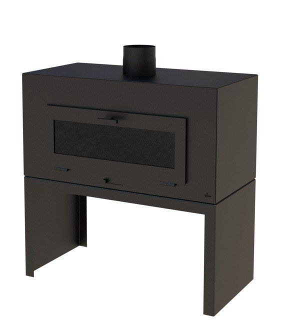 FORNO Fireplace Enok Black