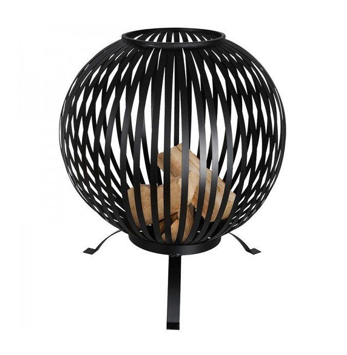 Esschert Fireball Laser Cut Stripes Black Ø59