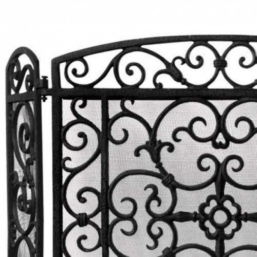 Esschert Fireplace Screen Black