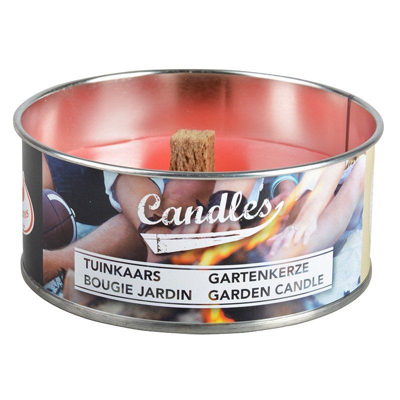 Esschert garden candle in tin (set of 4)