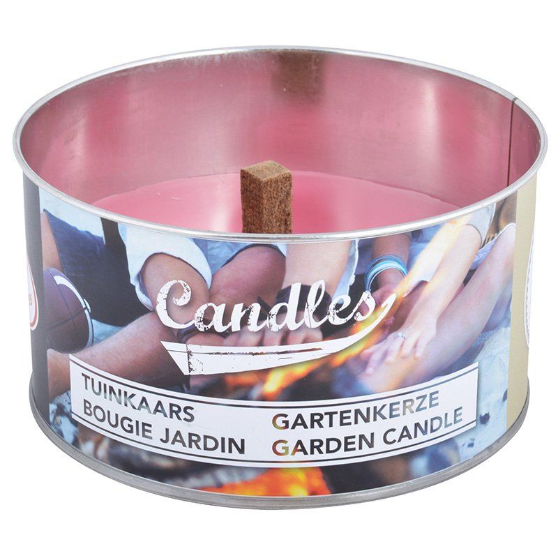 Esschert garden candle in tin M (set of 4)