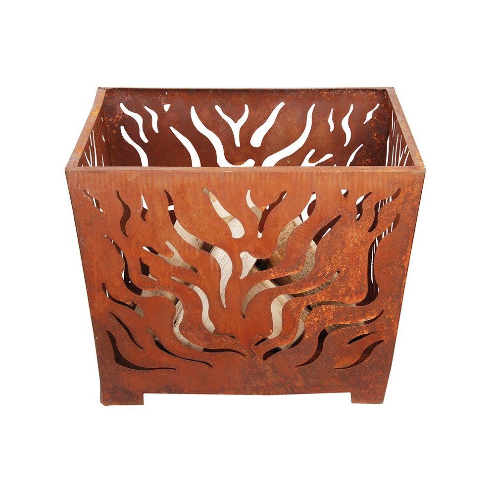 Esschert Firepit Square Rust (Small)
