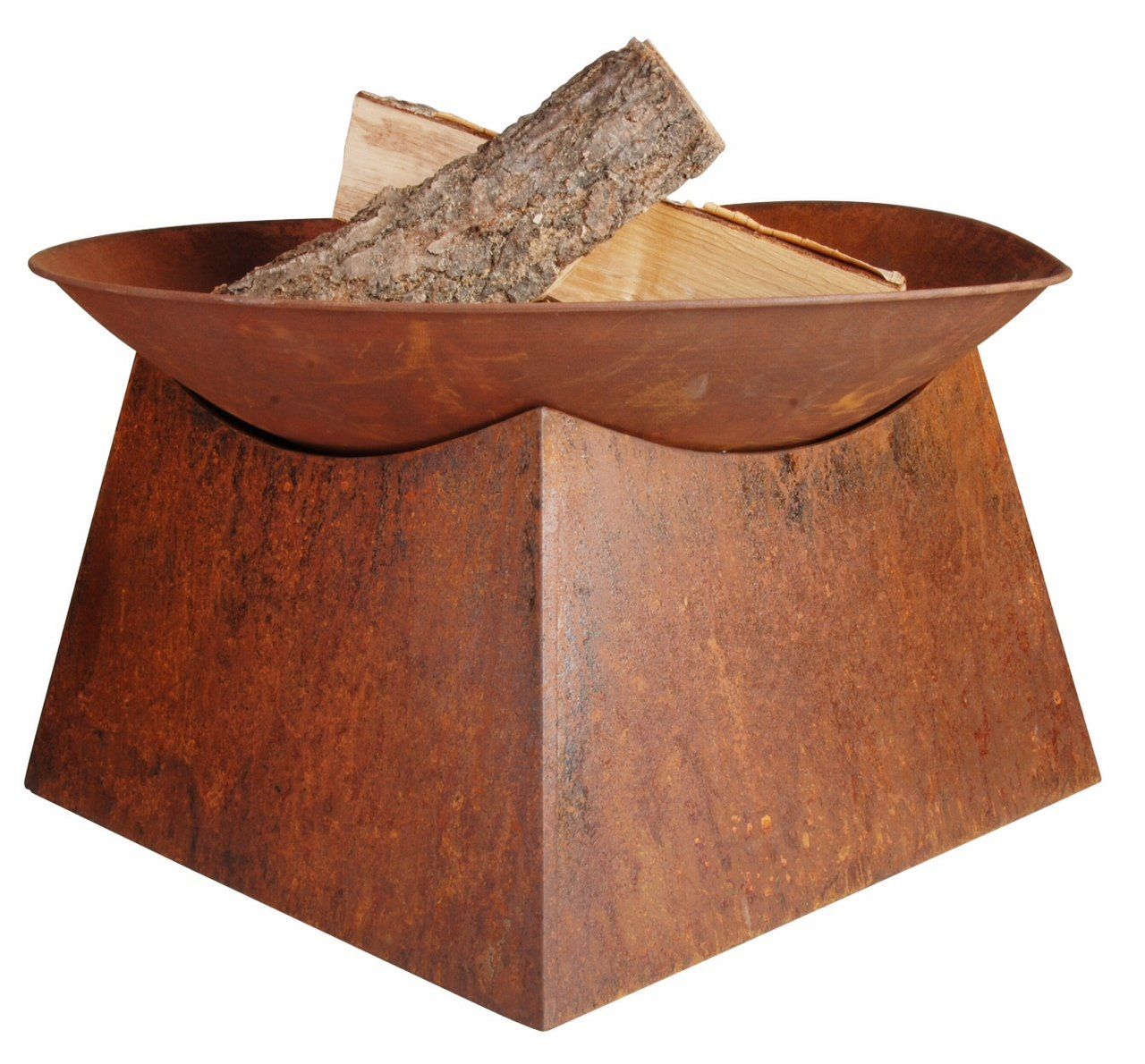 Esschert Rust Fire Bowl with Base (Round) Ø 55 cm