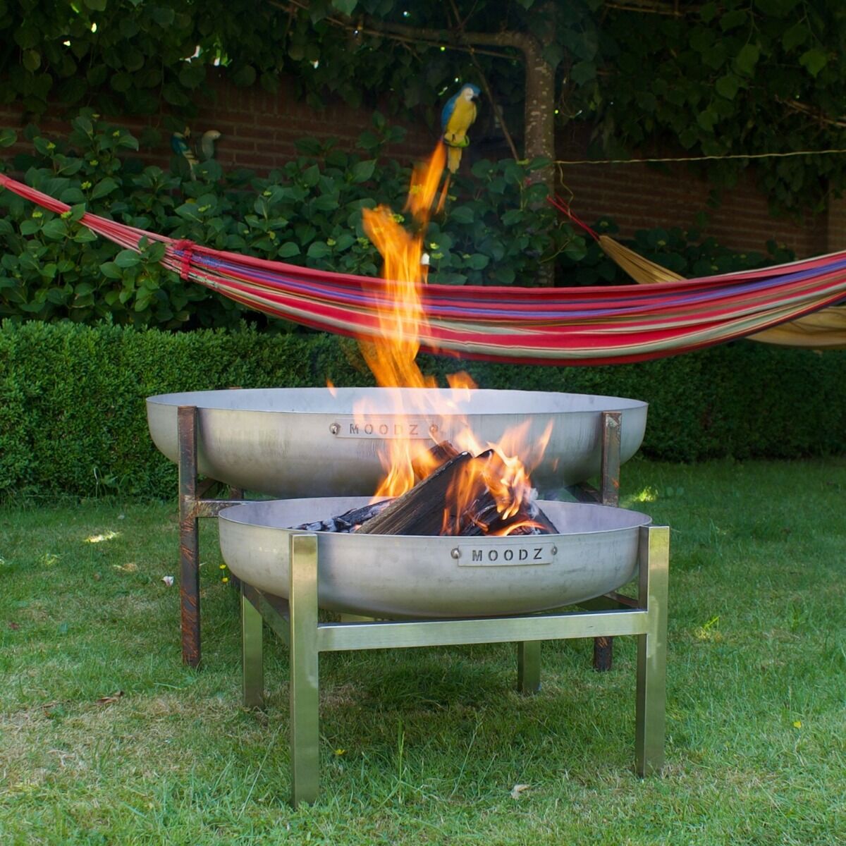 MOODZ Firebowl Stainless Steel Ø100 cm
