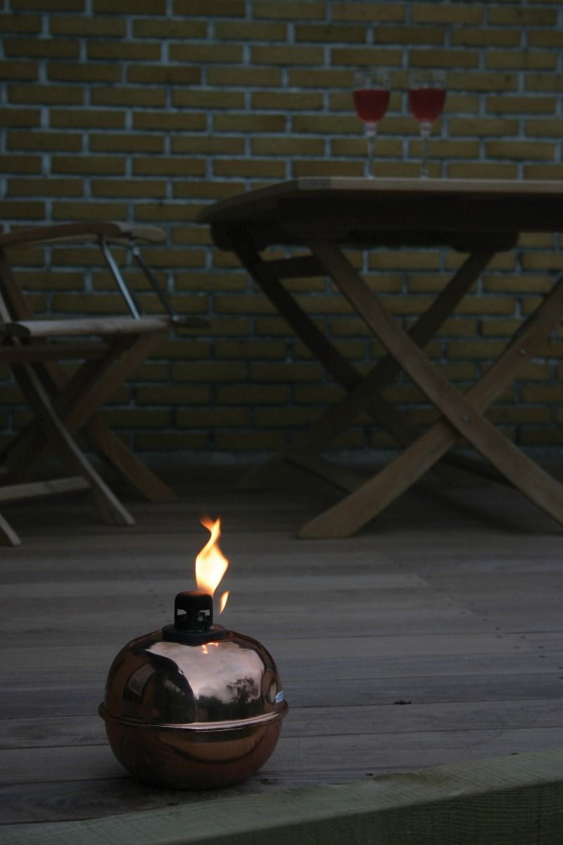 Esschert Tumble Torch Copper L Firepit-online.com