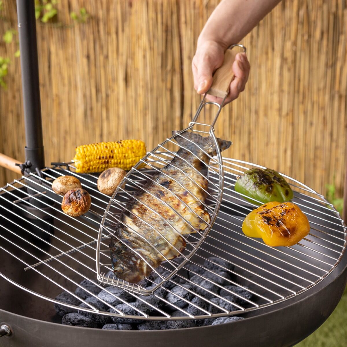 Esschert Fish Holder Barbecue