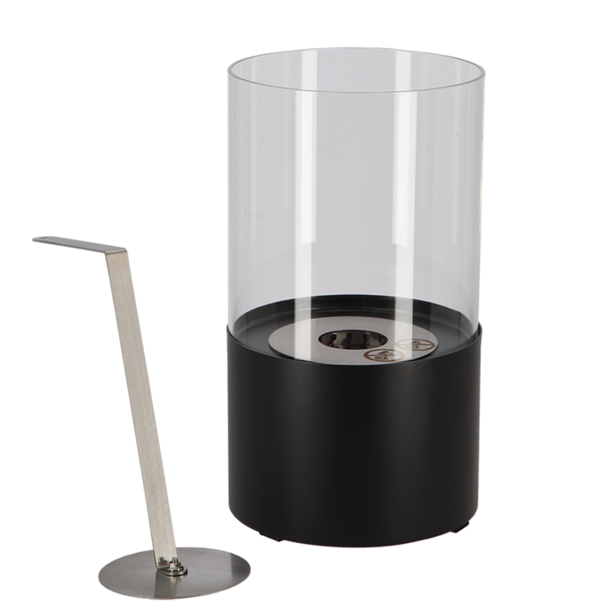 Esschert Bioethanol Table Fireplace Round Black