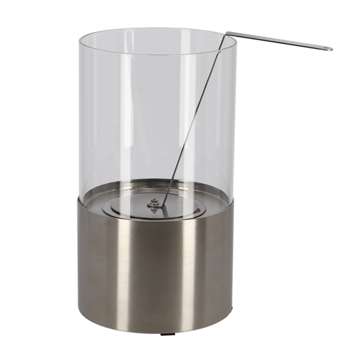 Esschert Bioethanol Table Fireplace Round stainless steel