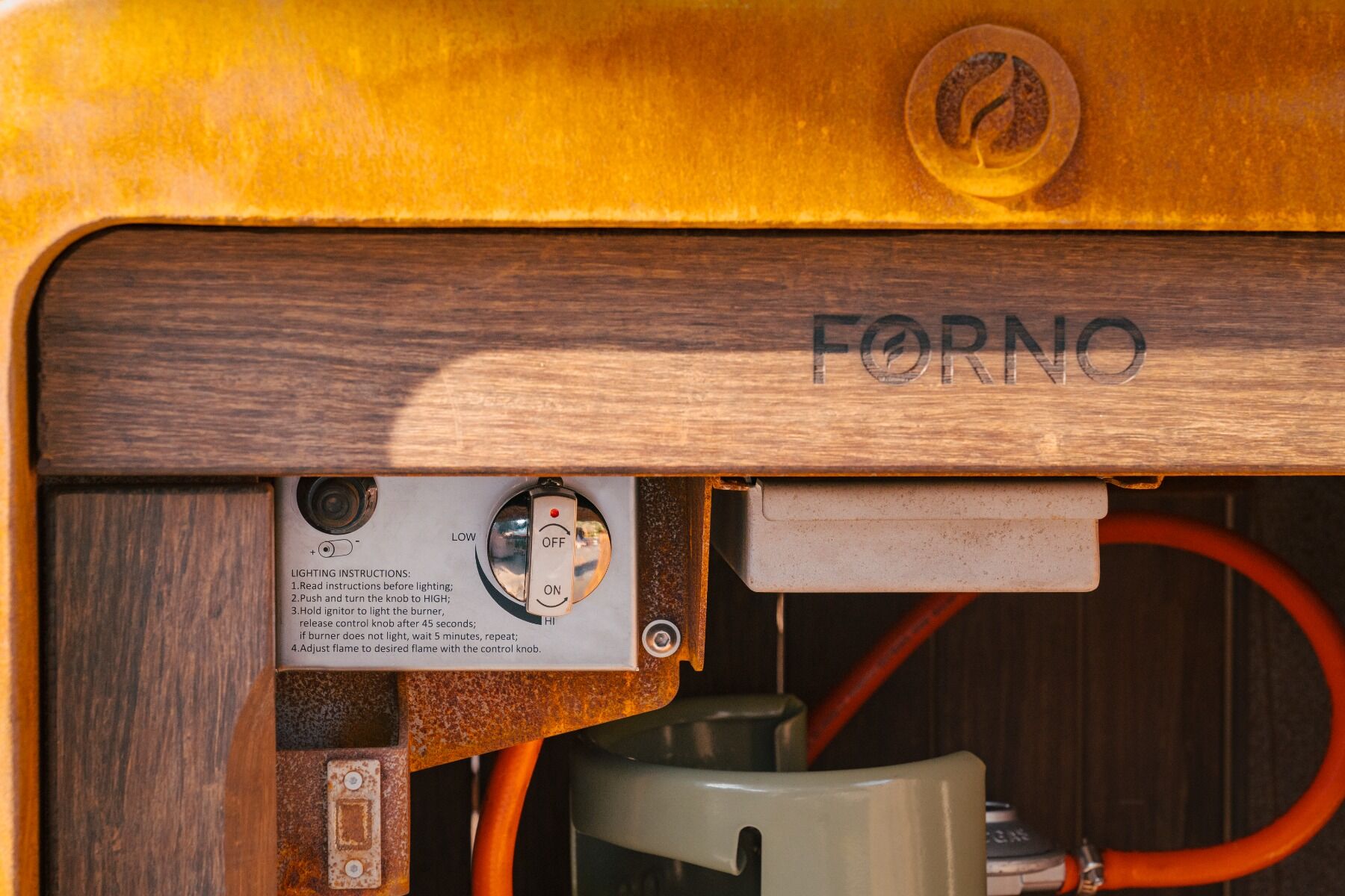 FORNO Gas Barbecue SEARE Halo Piezo Ø100 cm 