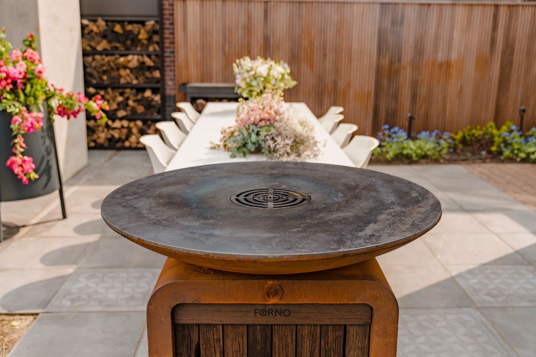 FORNO Gas Barbecue SEARE Halo Piezo Ø100 cm 