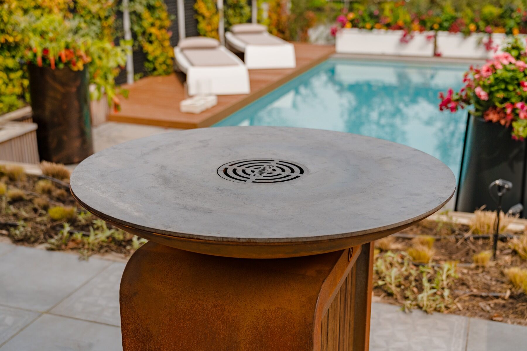 FORNO Gas Barbecue SEARE Halo Piezo Ø100 cm 