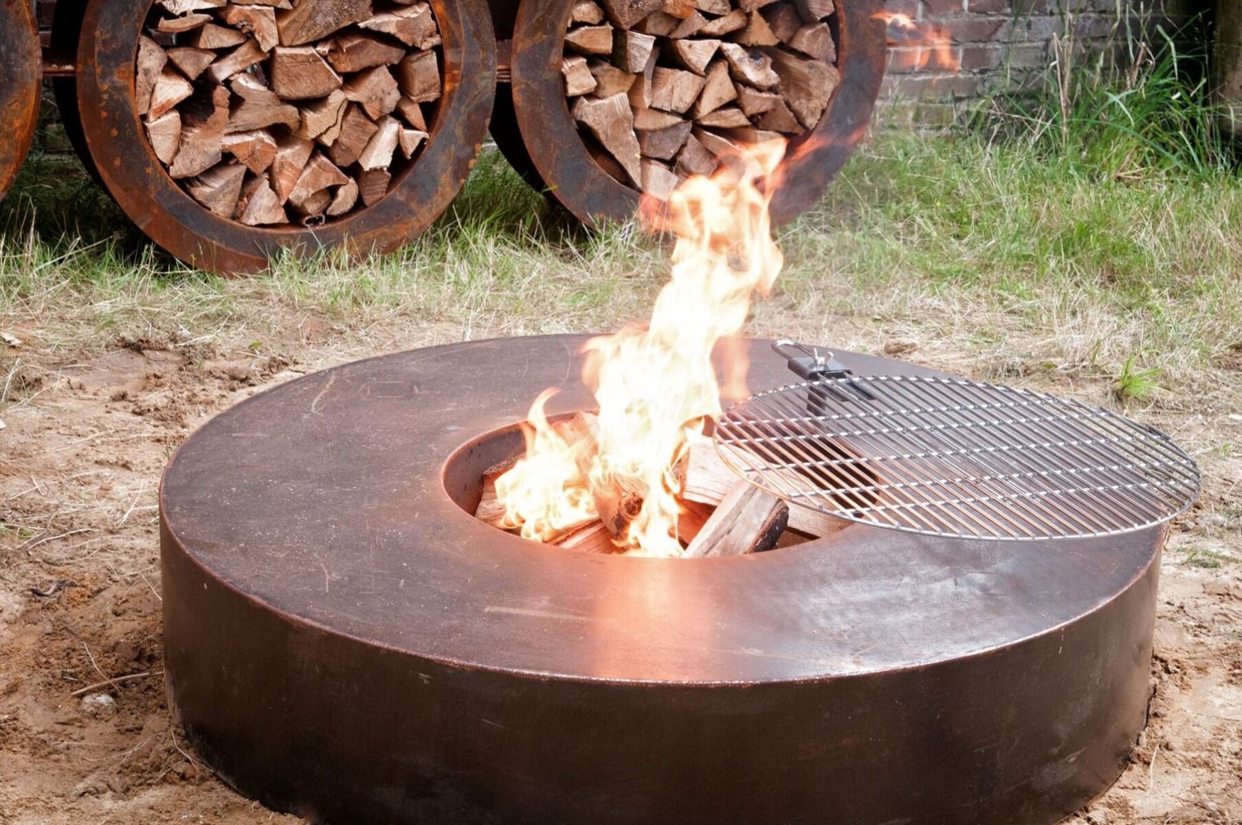 FORNO Fire Table CortenSteel Round (Ø125cm)