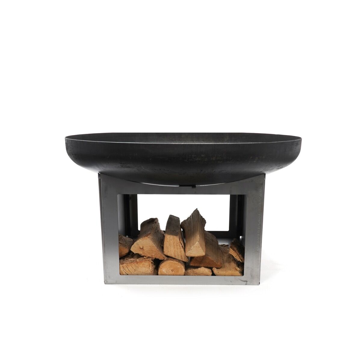 HEAT Fire Bowl Fresvik with Wood Storage