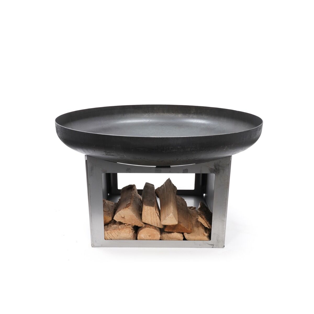 HEAT Fire Bowl Fresvik with Wood Storage