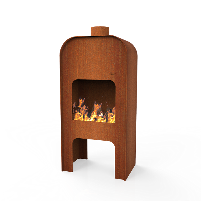 FORNO Fireplace Gap CortenSteel