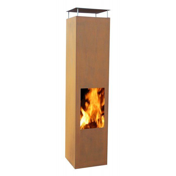 GardenMaxX Amayo XL Corten Fireplace