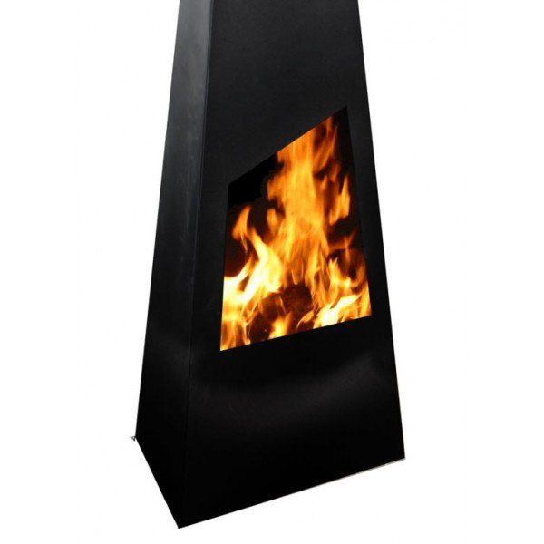 GardenMaxX Chingo XL Black Fireplace